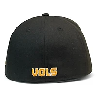 Tennessee Volunteers NCAA Black Power T Gray UV New Era 59FIFTY Fitted Hat