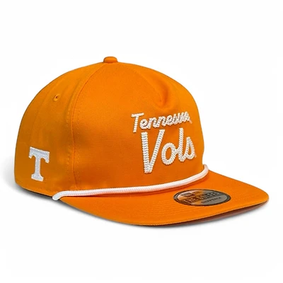 Tennessee Volunteers Orange Script Golfer New Era Snapback Hat
