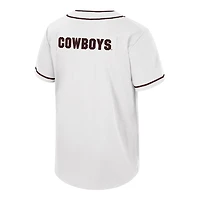 Wyoming Cowboys White Colosseum Athletics NCAA Baseball Jersey