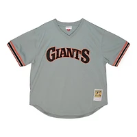 San Francisco Giants Will Clark Mitchell & Ness Gray Cooperstown Collection Pullover Jersey