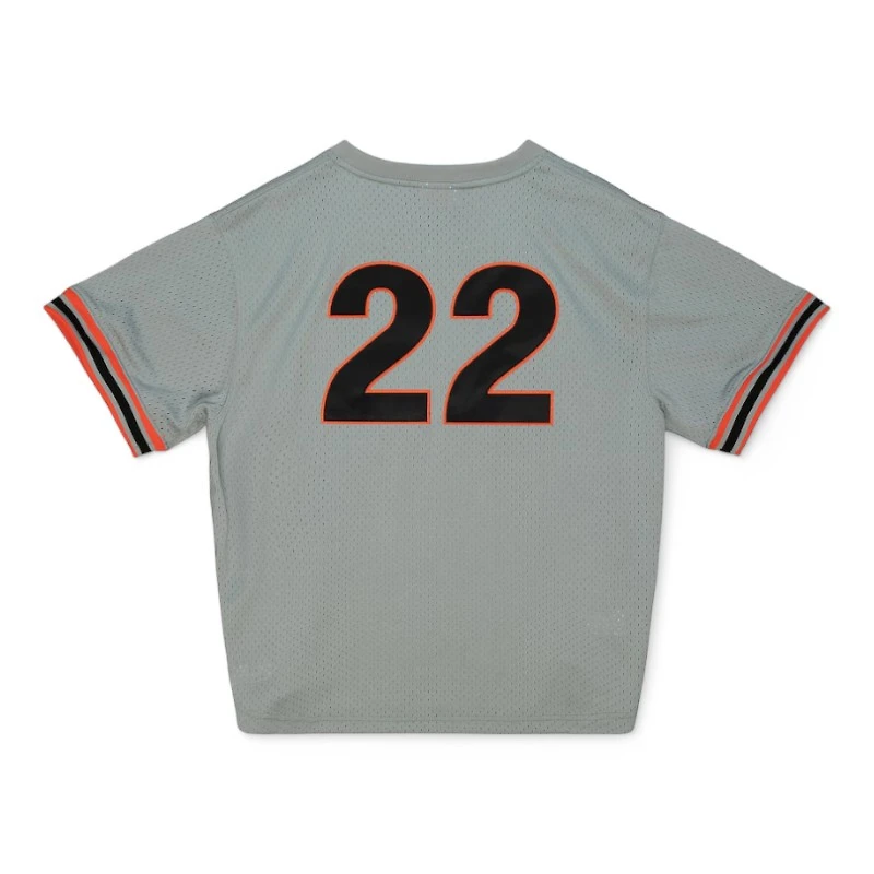 San Francisco Giants Will Clark Mitchell & Ness Gray Cooperstown Collection Pullover Jersey