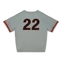 San Francisco Giants Will Clark Mitchell & Ness Gray Cooperstown Collection Pullover Jersey