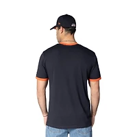 Houston Astros Navy Script V-Neck New Era T-Shirt