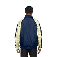 Texas Rangers Navy and Cream City Connect Throwback New Era Windbreaker Jacket