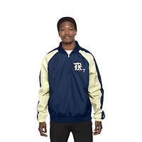 Texas Rangers Navy and Cream City Connect Throwback New Era Windbreaker Jacket