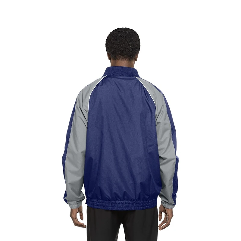 Los Angeles Dodgers Blue and Gray Throwback New Era Windbreaker Jacket