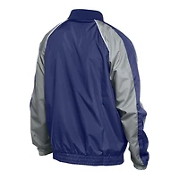Los Angeles Dodgers Blue and Gray Throwback New Era Windbreaker Jacket