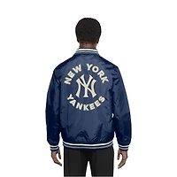 New York Yankees Navy and Gray Throwback Era Jacket