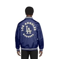 Los Angeles Dodgers Royal Blue and White Throwback New Era Jacket
