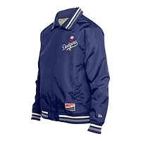 Los Angeles Dodgers Royal Blue and White Throwback New Era Jacket