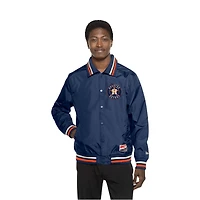 Houston Astros Navy and Orange Throwback New Era Jacket