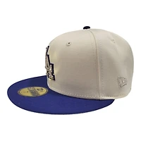 Los Angeles Dodgers Chrome and Royal Blue 2022 ASG Patch Gray UV New Era 59FIFTY Fitted Hat