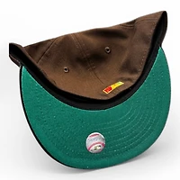 Baltimore Orioles Brown and Black 50th Anniversary Patch Green UV New Era 59FIFTY Fitted Hat