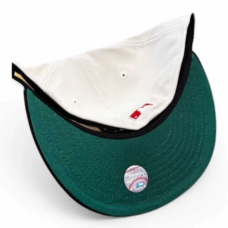 Cleveland Guardians Chrome and Black Script Jacobs Patch Green UV New Era 59FIFTY Fitted Hat