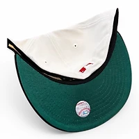 Cleveland Guardians Chrome and Black Script Jacobs Patch Green UV New Era 59FIFTY Fitted Hat