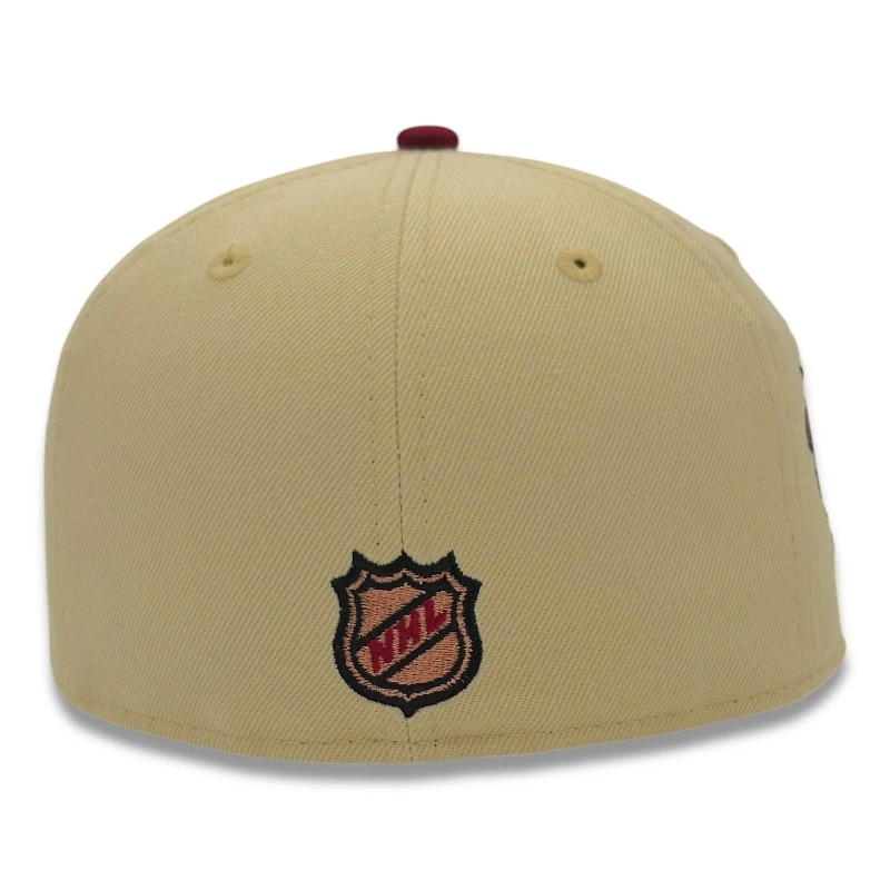 Seattle Kraken Vegas Gold and Burnt Wood 2024 Winter Classic Patch Gray UV New Era 59FIFTY Fitted Hat