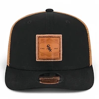 Chicago White Sox Black and Brown Patchwork New Era 9SEVENTY Stretch Snapback Hat