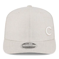 Chicago Cubs Light Beige Flawless New Era 9SEVENTY Stretch Snapback Hat