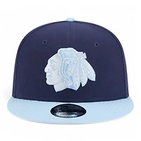 Chicago Blackhawks Navy and Light Blue Color Pack New Era 9FIFTY Snapback