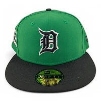 Detroit Tigers Green and Black "Money Green" 2006 WS Patch Gray UV New Era 59FIFTY Fitted Hat