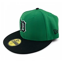 Detroit Tigers Green and Black "Money Green" 2006 WS Patch Gray UV New Era 59FIFTY Fitted Hat