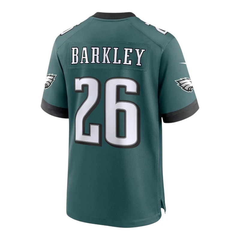 Philadelphia Eagles Saquon Barkley Midnight Green Nike Game Jersey
