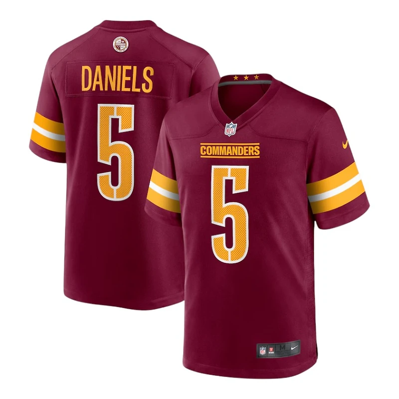 Washington Commanders Jayden Daniels Burgundy Nike Game Jersey
