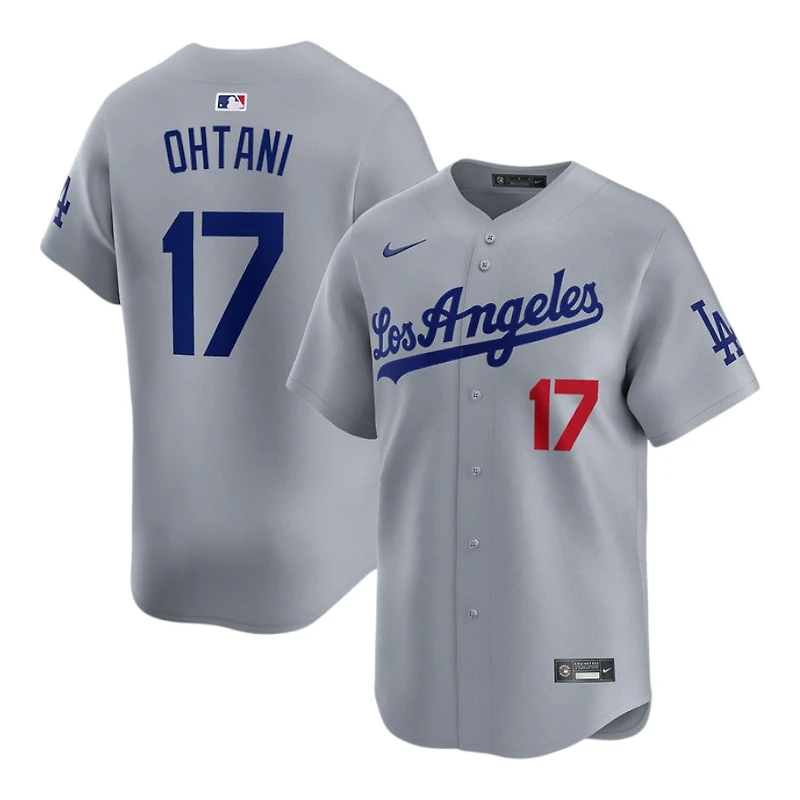 Los Angeles Dodgers Shohei Ohtani Grey Alternate Road Nike Limited Player Jersey
