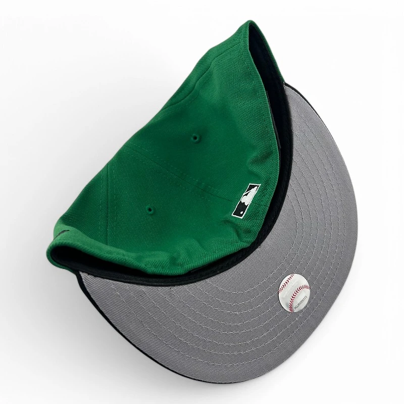 Los Angeles Dodgers Green and Black "Money Green" 40th Anni Patch Gray UV New Era 59FIFTY Fitted Hat