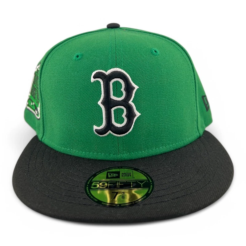 Boston Red Sox Green and Black "Money Green" 1999 ASG Patch Gray UV New Era 59FIFTY Fitted Hat