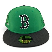 Boston Red Sox Green and Black "Money Green" 1999 ASG Patch Gray UV New Era 59FIFTY Fitted Hat