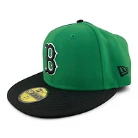 Boston Red Sox Green and Black "Money Green" 1999 ASG Patch Gray UV New Era 59FIFTY Fitted Hat