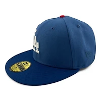Los Angeles Dodgers Indigo Blue and Royal "84 Olympic Pack" Green UV New Era 59FIFTY Fitted Hat