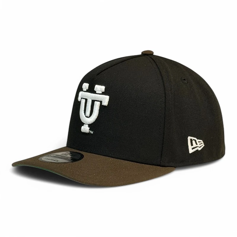 Tennessee Volunteers Black and Brown 100 Years Patch New Era 9FIFTY A-Frame Snapback Hat