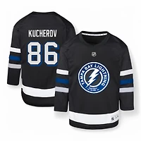 Youth Tampa Bay Lightning Nikita Kucherov Black Alternate NHL Jersey