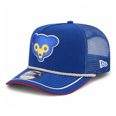 Chicago Cubs Royal Blue Vintage Rope Trucker New Era 9FIFTY A-Frame Snapback Hat