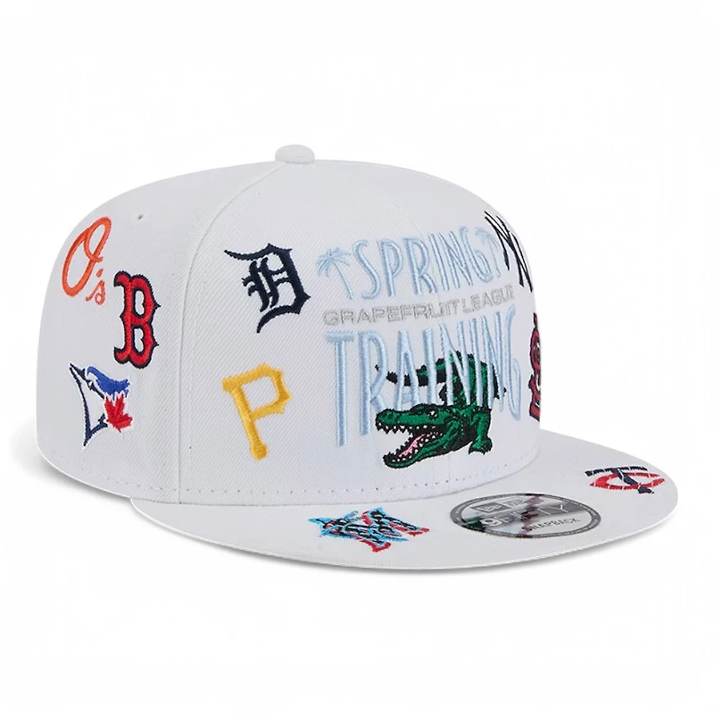  White 2025 Spring Training Grapefruit League New Era 9FIFTY Snapback Hat
