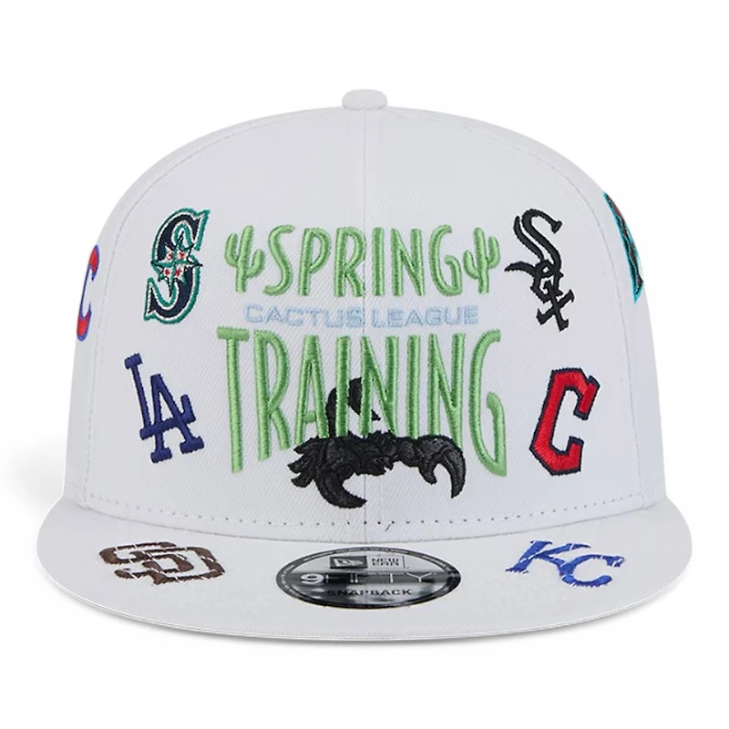 White 2025 Spring Training Cactus League New Era 9FIFTY Snapback Hat