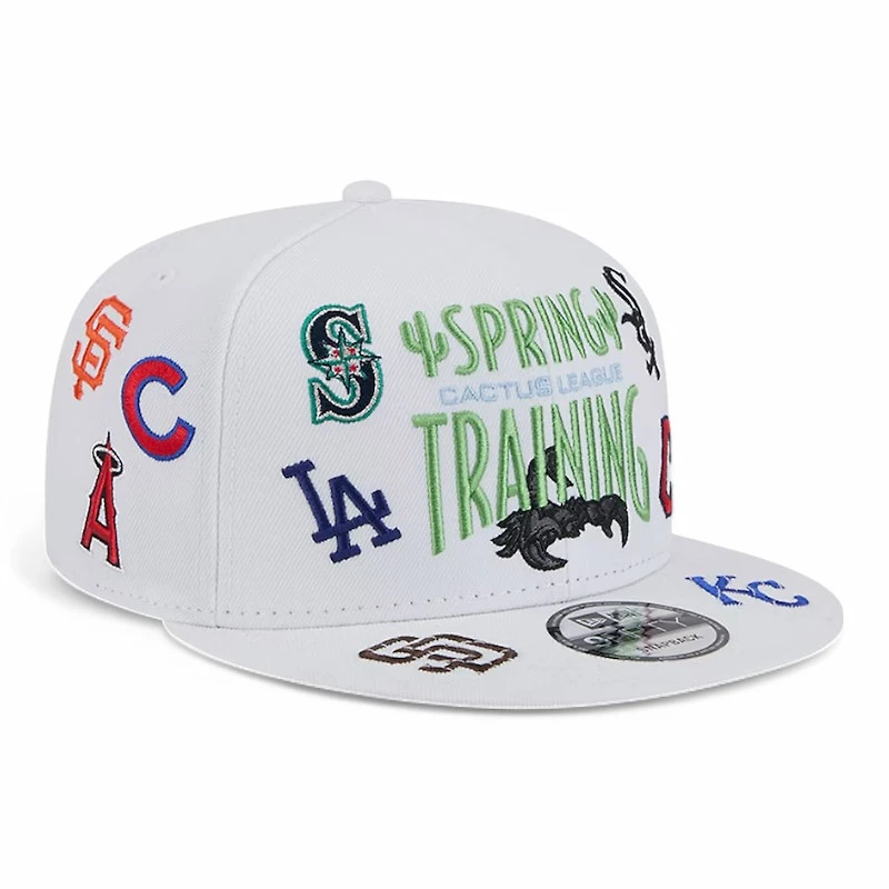 White 2025 Spring Training Cactus League New Era 9FIFTY Snapback Hat