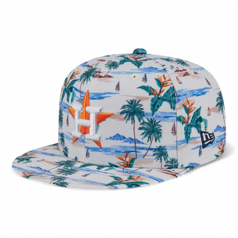 Houston Astros White 2025 Spring Training New Era 9FIFTY Snapback Hat