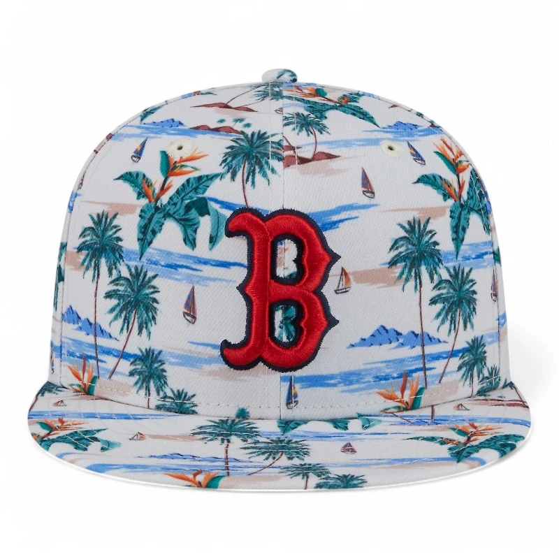 Boston Red Sox White 2025 Spring Training New Era 9FIFTY Snapback Hat