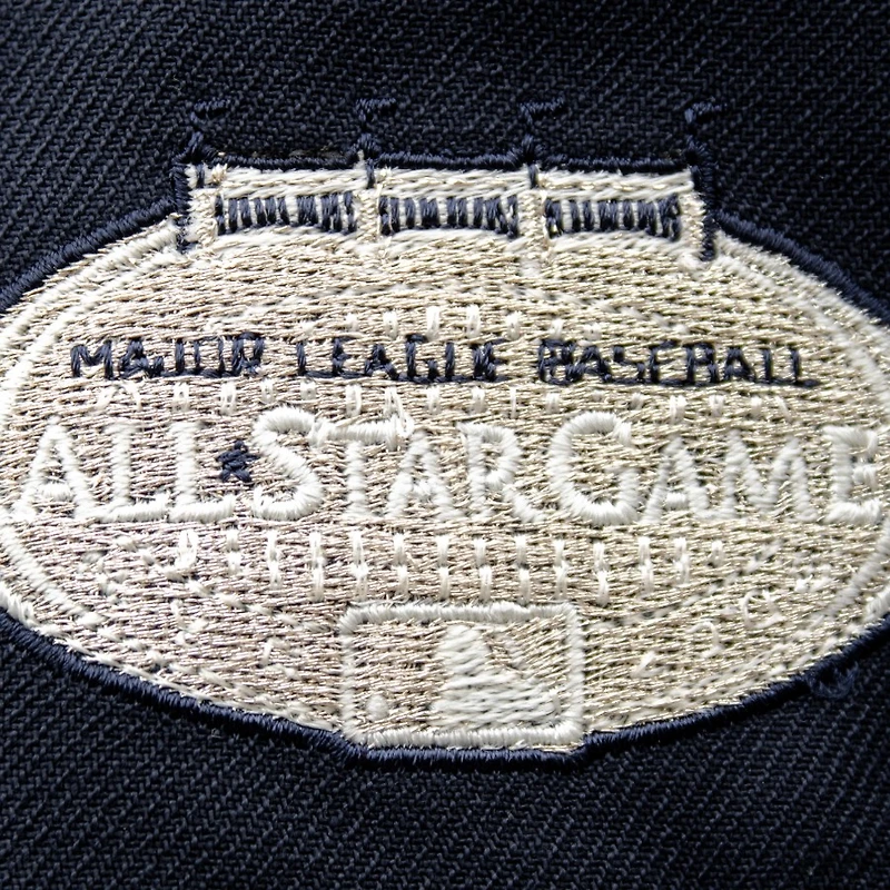 Seattle Mariners Navy 2008 All Star Game Patch Grey UV New Era 59FIFTY Fitted Hat