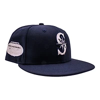 Seattle Mariners Navy 2008 All Star Game Patch Grey UV New Era 59FIFTY Fitted Hat
