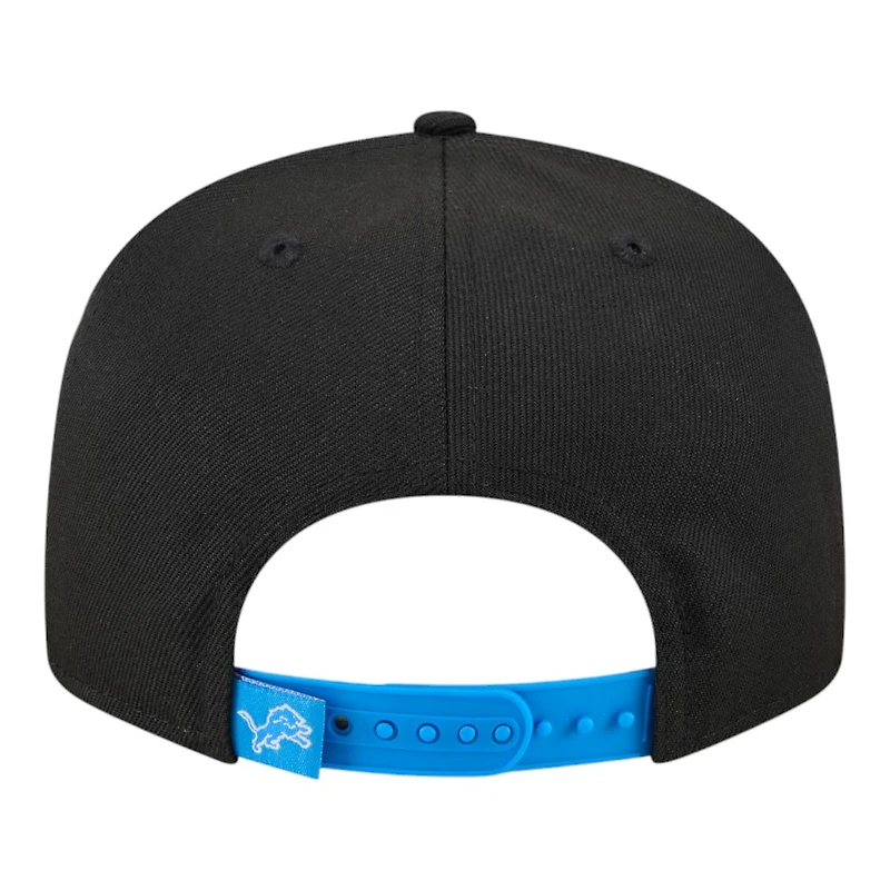 Detroit Lions Black and Blue Splatter New Era 9FIFTY Snapback Hat