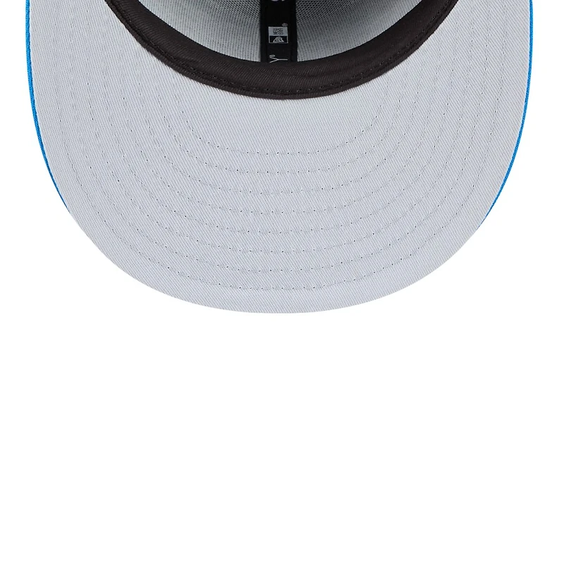 Detroit Lions Black and Blue Splatter New Era 9FIFTY Snapback Hat