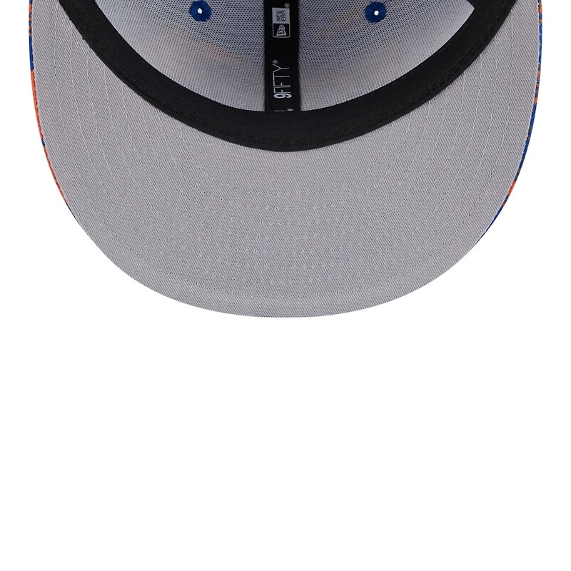 New York Knicks Royal Blue and Orange Tip Off New Era 9FIFTY Snapback Hat