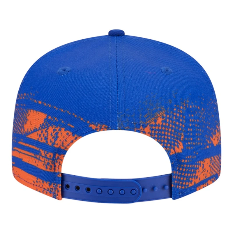 New York Knicks Royal Blue and Orange Tip Off New Era 9FIFTY Snapback Hat
