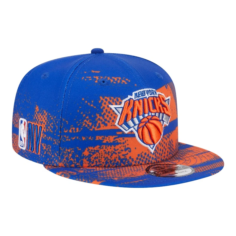 New York Knicks Royal Blue and Orange Tip Off New Era 9FIFTY Snapback Hat