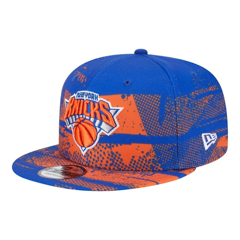 New York Knicks Royal Blue and Orange Tip Off New Era 9FIFTY Snapback Hat