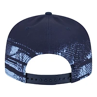 Memphis Grizzlies Navy and Light Blue Tip Off New Era 9FIFTY Snapback Hat